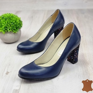 Pantofi Dama Bleumarin Piele Naturala Mads