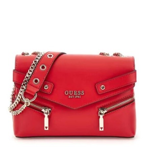 Poșetă satchel femei Guess roșie cu elemente metalice 918posshwvg9345210r - Img 1