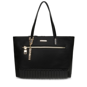 Poșetă shopper femei Steve Madden Lancon neagră 1668POSSBBLANCON - Img 1