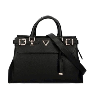 Poșetă tote femei Guess neagră cu brand logo 918POSSHWEBG951105N - Img 1