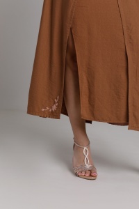 RAILA dress in cappuccino triple veil - Img 4