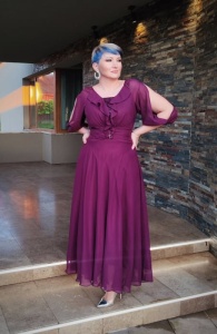 Rochie 2118 mov Fany Lux