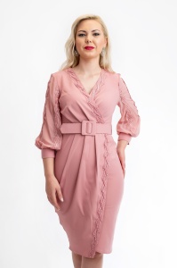 Rochie Dama Mira Roz - Img 1