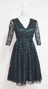 Rochie de ocazie clos negru Caroline - Img 2