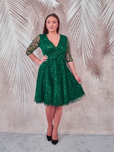 Rochie de ocazie clos verde Caroline - Img 2