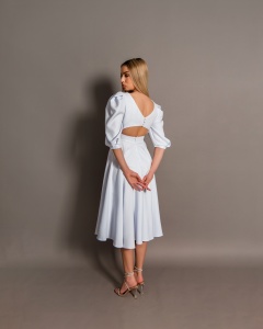 Rochie Elegance Alb - Img 4