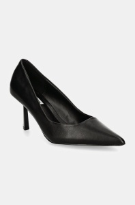 Steve Madden stilettos de piele Vivion culoarea negru, SM11003291