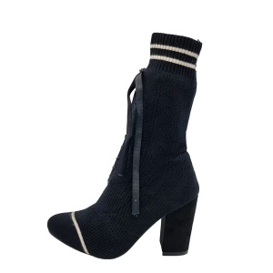 Botine Cu Toc Gros Dama Negre Aaryana - Img 7