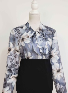 Compleu bluza Silvia si fusta neagra - Img 3