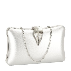 Geanta clutch simplu BME-600 05 Argintiu
