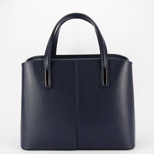 Geanta mare bleumarin din piele naturala 8922 130