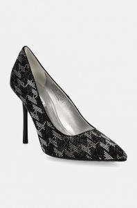 Karl Lagerfeld pantofi cu toc SARABANDE II culoarea negru, KL30914M