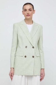 Marella sacou culoarea verde, cu două rânduri de nasturi, uni 2413040000000