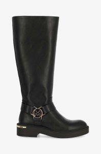Mexx cizme PIEM KASIA femei, culoarea negru, cu toc plat, MITY1802343W