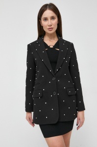 MICHAEL Michael Kors sacou culoarea negru, un singur rand de nasturi