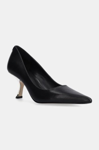 MICHAEL Michael Kors stilettos de piele Luna culoarea negru, 40F4LUMP3L.001