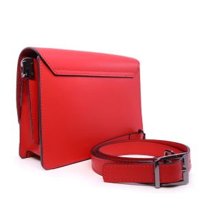 Poșetă crossbody femei Enzo Bertini roșie din piele 154posp3350R - Img 2