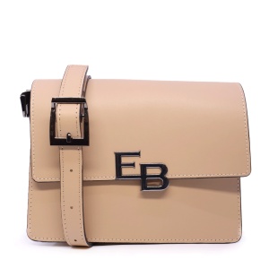 Poșetă crossbody femei Enzo Bertini taupe din piele 154posp3350TA - Img 1