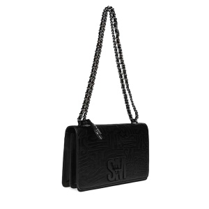 Poșetă tip satchel femei Steve Madden neagră 1667POSSBSTORMZN - Img 2