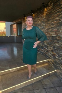 Rochie 771 verde Viada