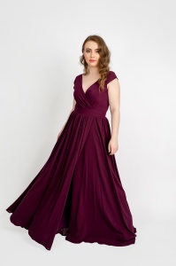 Rochie de ocazie lunga voal Selina - Img 2
