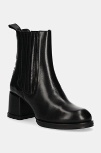 Billi Bi ghete chelsea de piele femei, culoarea negru, cu toc drept, A7300