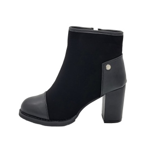 Botine Cu Toc Gros Dama Negre Elizabeth - Img 7
