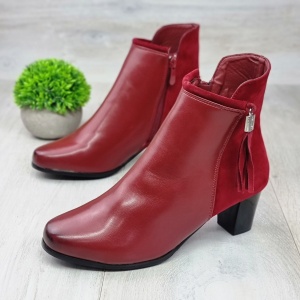 Botine Cu Toc Gros Dama Visinii Halima - Img 2