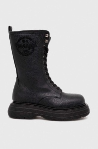 Chiara Ferragni bocanci femei, culoarea negru, cu platforma, CF3251_001