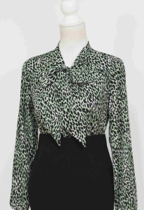 Compleu bluza Selena si fusta neagra - Img 3