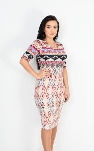 Compleu cardigan negru si rochie traditionala 1 - Img 2