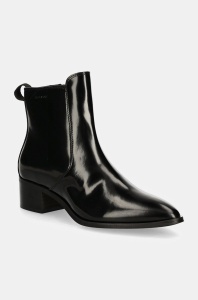 Gant cizme de piele St Broomly femei, culoarea negru, cu toc drept, 29541790 G00