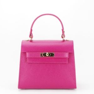 Geanta din piele naturala 8949 121 Fucsia