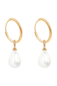 Lilou cercei placați cu aur Pearls A03/MARKET/ANS/223