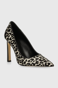 MICHAEL Michael Kors tocuri din piele intoarsa Amara culoarea negru, 40T4AMHP1H 987