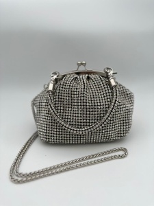 Mini Geanta Tina Silver - Img 2