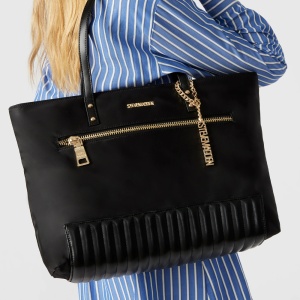 Poșetă shopper femei Steve Madden Lancon neagră 1668POSSBBLANCON - Img 2