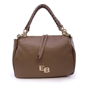 Poșetă tote Enzo Bertini taupe din piele 245POSP24128TA