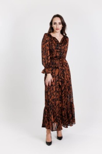 Rochie 2216 voal imprimat Fany Lux