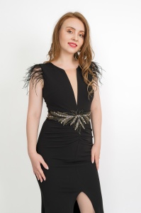 Rochie eleganta lunga Noella tip sirena - Fofy - Img 3