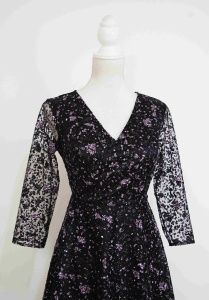Rochie lunga de seara din tulle cu gliter Mussette - Img 3