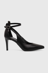 Wojas stilettos de piele culoarea negru, 3501851