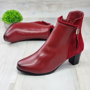 Botine Cu Toc Gros Dama Visinii Halima - Img 3