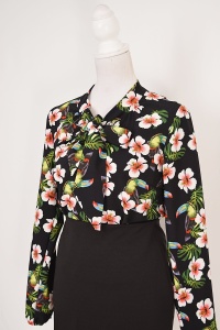 Compleu bluza Lora si fusta neagra - Img 2
