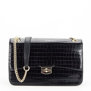 Geanta medie David Jones Paris 7002-2 15 Negru