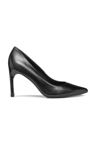 Geox stilettos de piele D FAVIOLA culoarea negru, D828UC 000TU C9999