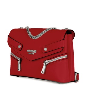 Poșetă satchel femei Guess roșie cu elemente metalice 918posshwvg9345210r - Img 2