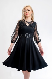 Rochie Dama Eleganta Sofi Negru - Img 2