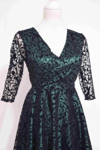 Rochie de ocazie clos negru Caroline - Img 3