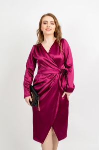 Rochie De Ocazie Maddy, Visiniu - Img 4